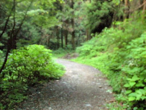 砂利道